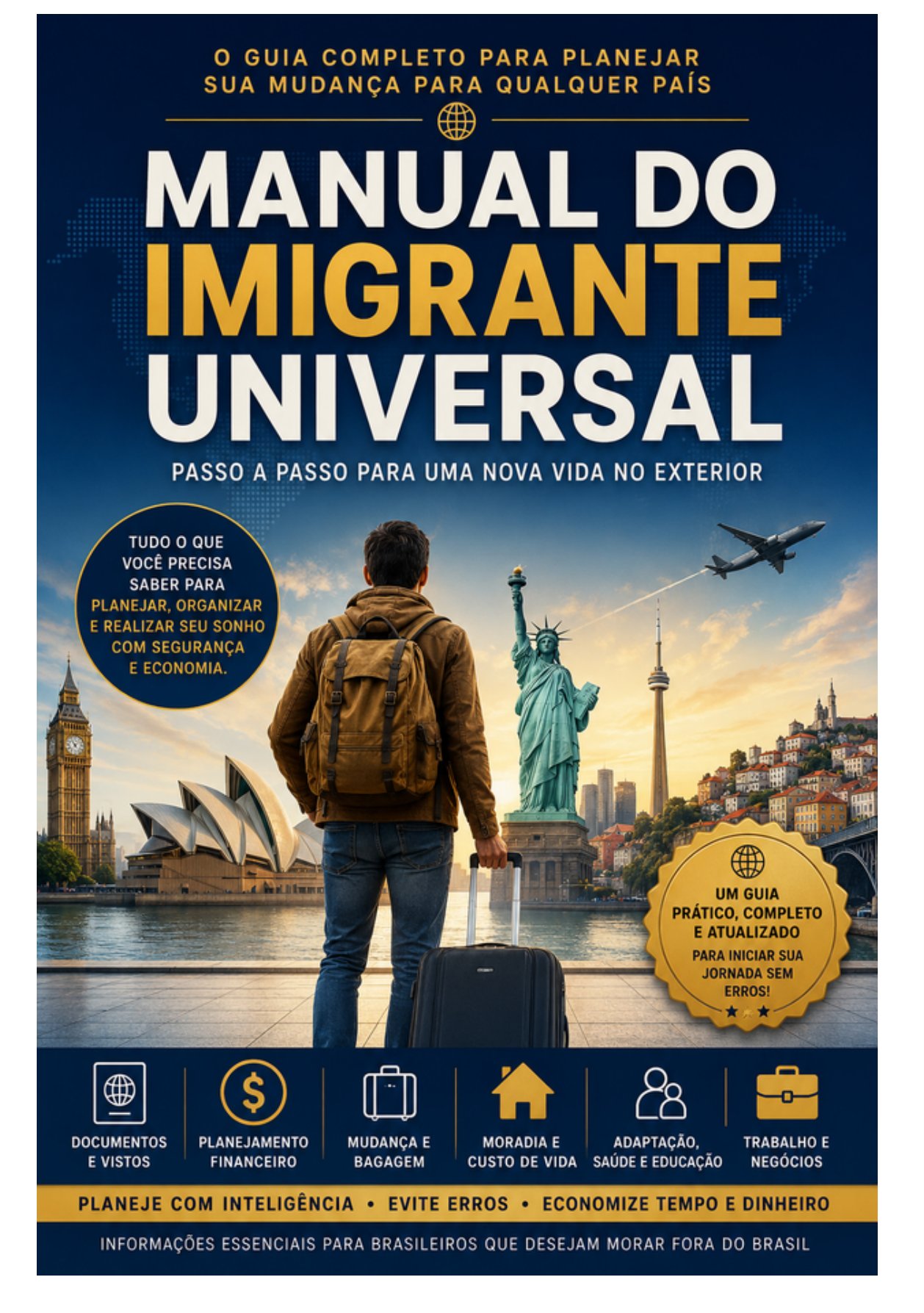 Capa do e-book Manual do Imigrante Universal